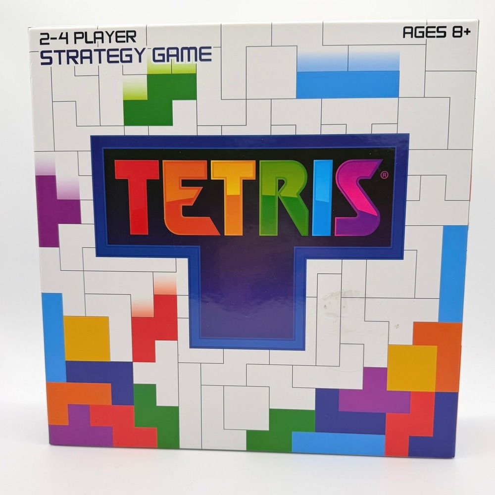 Buffalo Games Tetris Strategy Board Game 2-4 Player Ages 8+ RETRO